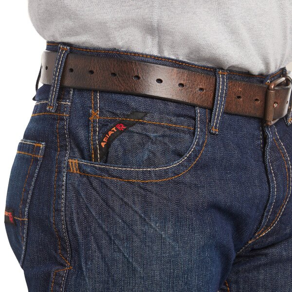 Ariat FR M3 Loose Basic Stackable Straight Leg Jean in Shale